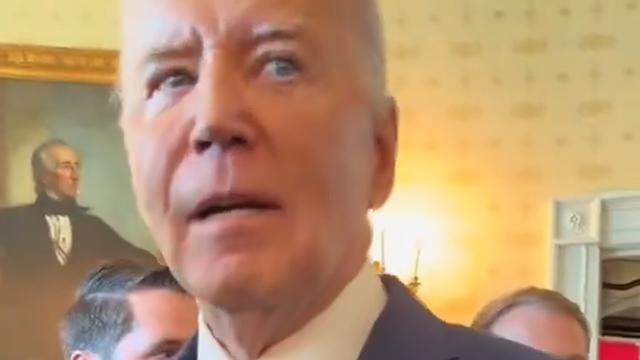 Biden escalates from calm to highly agitated in an instant when addressing a reporter, threatening