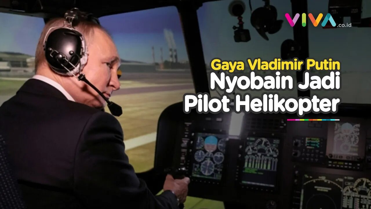 Lama Menghilang, Putin Ternyata Lihai Terbangkan Helikopter