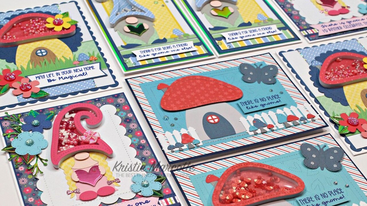 Queen & Company Gnomies - 8 cards 1 kit