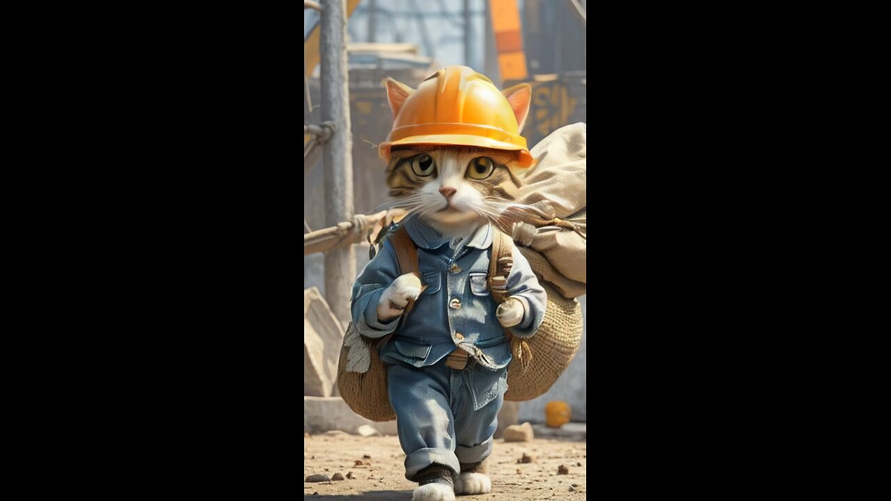 Working cat