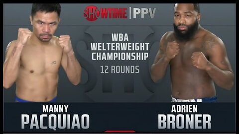 PACQUIAO VS BRONER