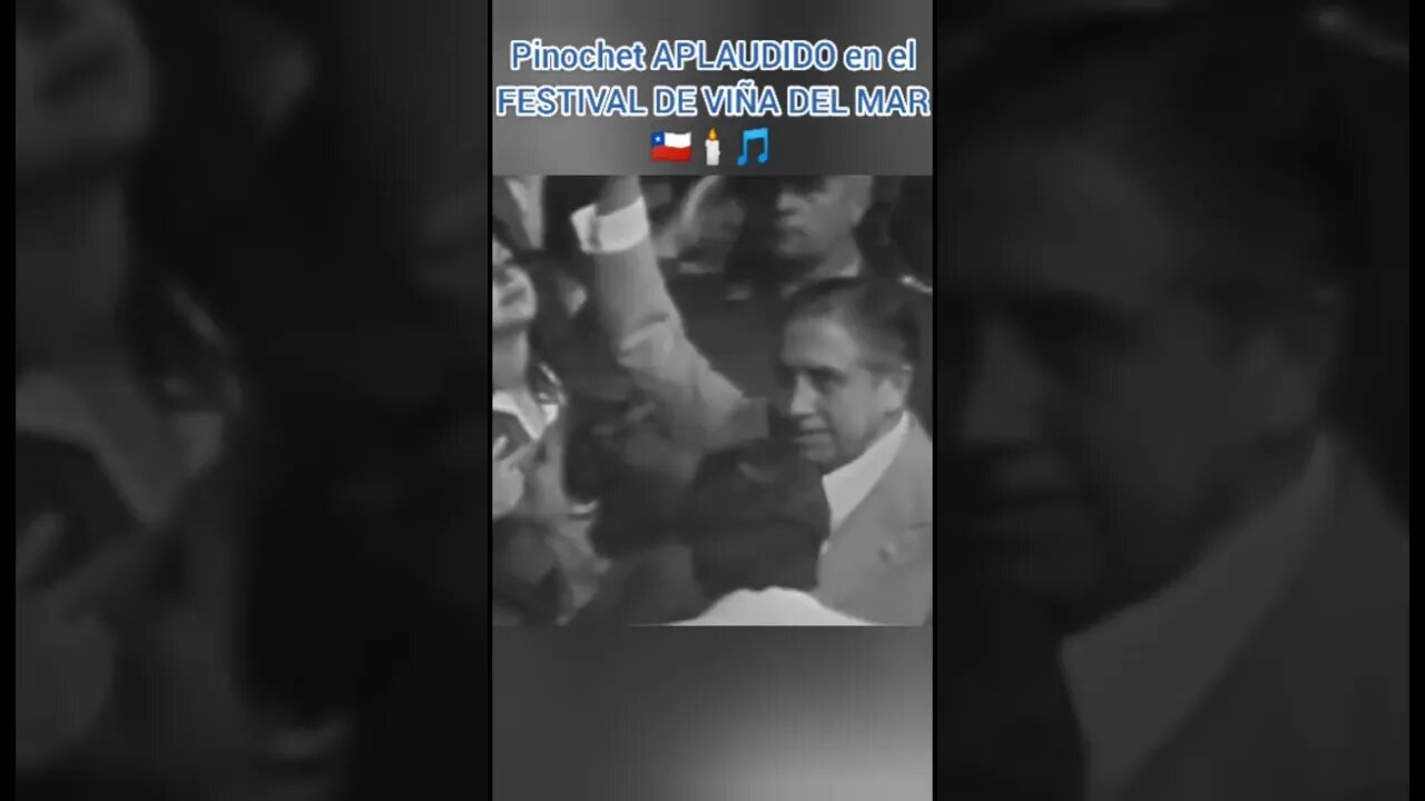 PINOCHET AÑO 1974 Y SIGUIENTES ES OVACIONADO EN FESTIVAL DE VIÑA DEL MAR. PINOCHET LEYENDA!