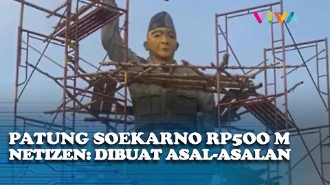 Sosok di Balik Patung Bung Karno di Banyuasin yang Tembem