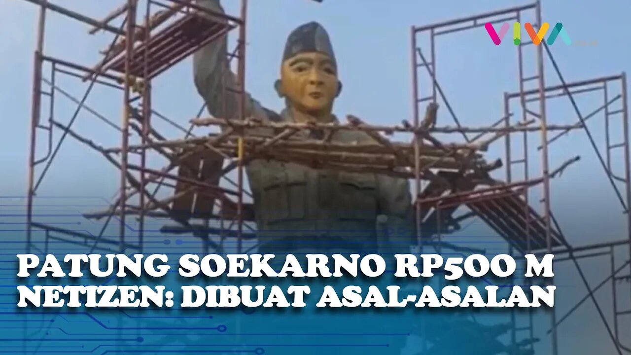 Sosok di Balik Patung Bung Karno di Banyuasin yang Tembem