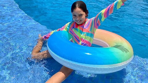DESAFIO DA PISCINA com a BIANCA 😉