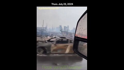 Massive Fire Wipes Out Jasper, Alberta, Canada. Looks Like Maui Fire.