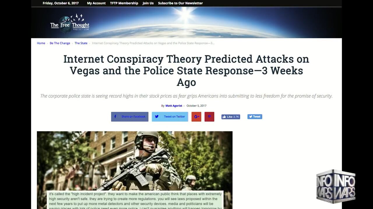 Sheriff Clarke Is "Suspicious", 4Chan Predicted "High Incident Project" - InfoWars - 2017