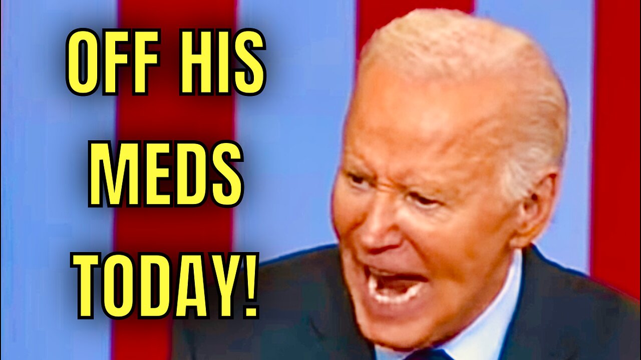 Joe Biden was a DISASTER today, Slurring his Speech, with Creepy Whispering, then ANGRY YELLING! 👹