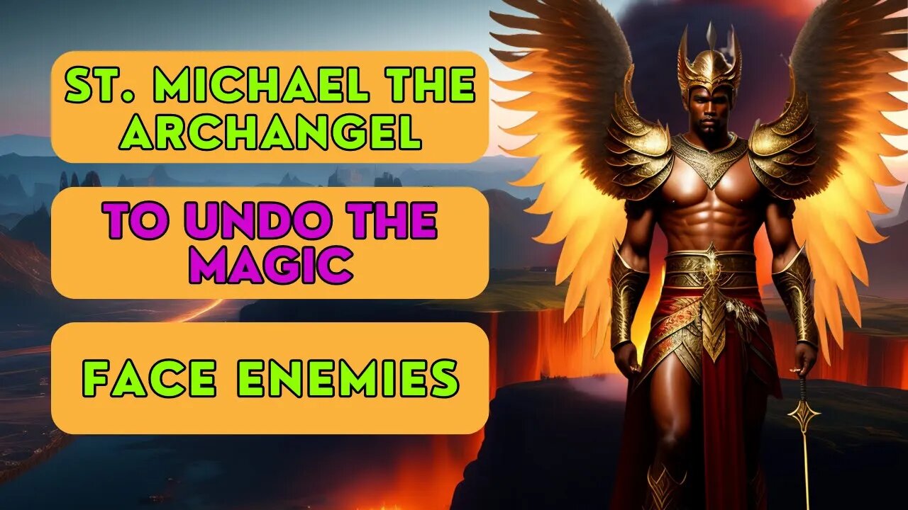 ✝️Powerful Prayer to São Miguel Archangel to Undo Magic and Face Enemies🙏