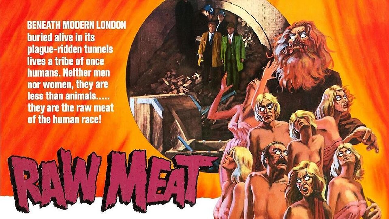 RAW MEAT (aka DEATH LINE) 1972 Ghastly Cannibals Live in Underground London FULL MOVIE HD & W/S