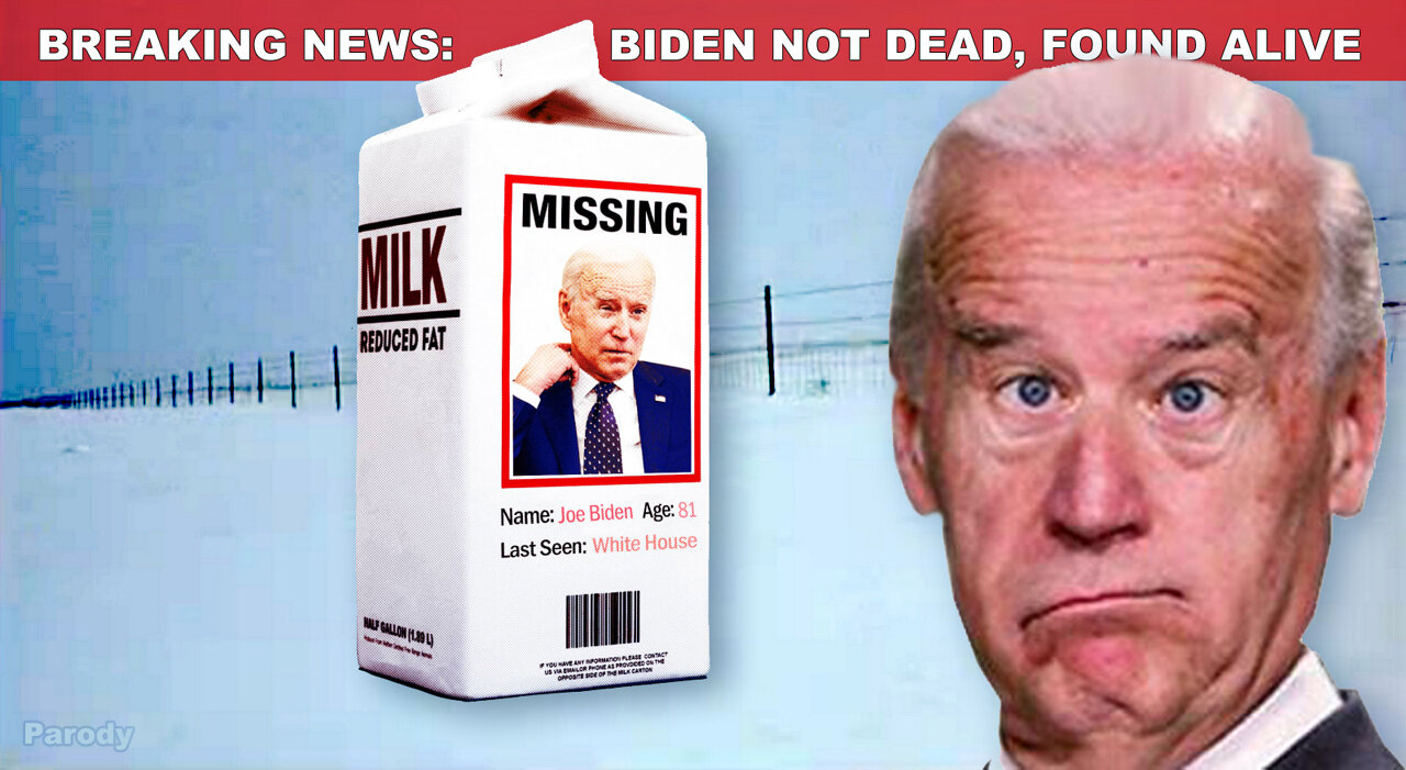 Breaking News: Missing Rothschild Puppet Joe Biden, Found Alive