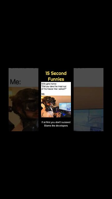 15 Second funnies 37 #shorts #gamingmemes