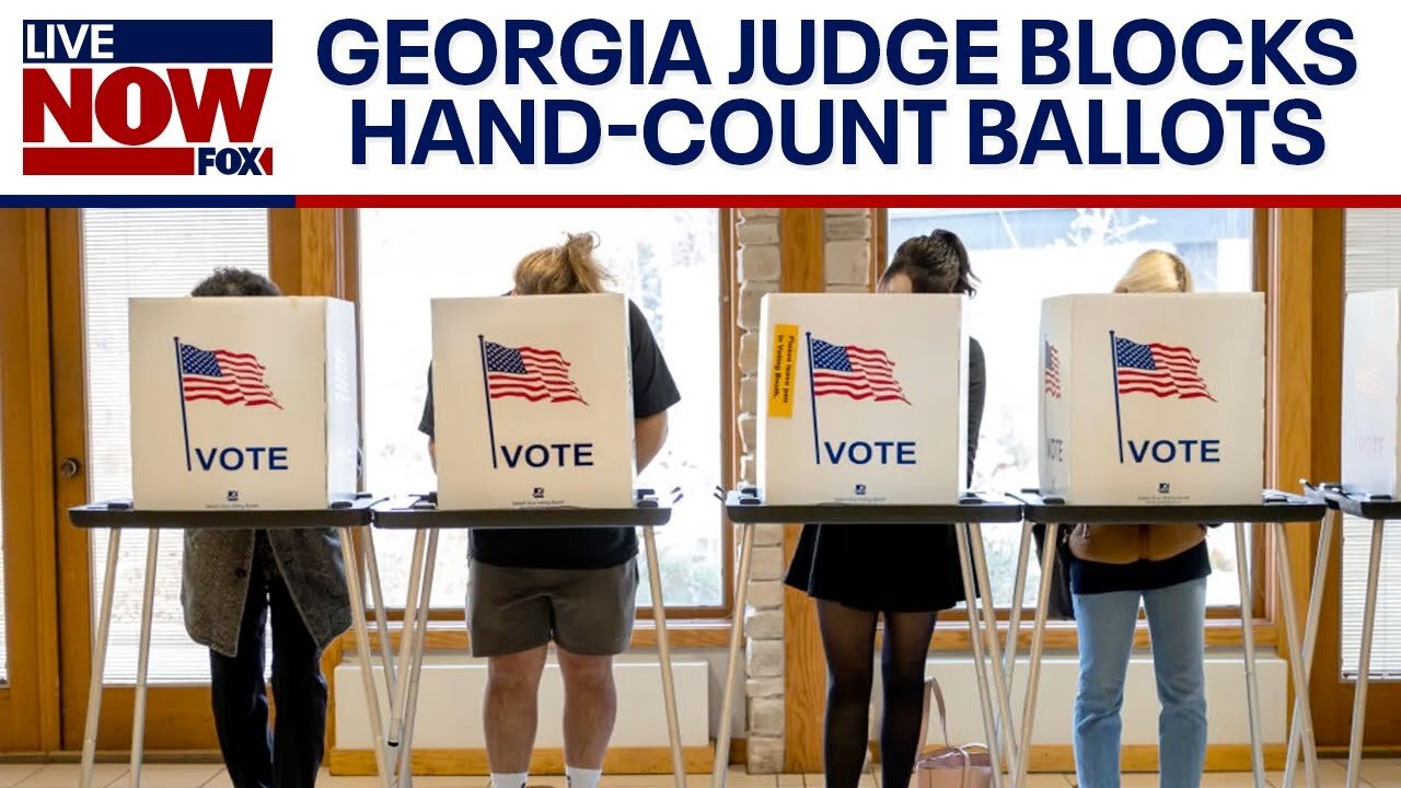 BREAKING: Judge blocks hand-count ballot rule in Georgia