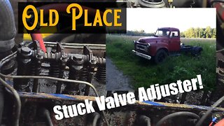 Fixing a Stuck or Broken Valve Adjuster! 1956 International S160.