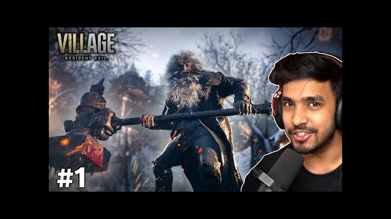 NEW GIANT MONSTER IS HERE | RESIDENT EVIL 8 VILLAGE GAMEPLAY