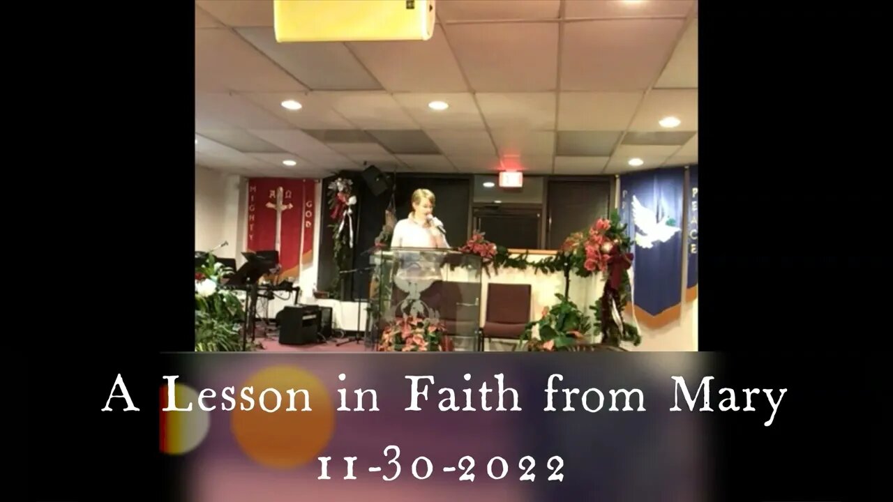 A Lesson in Faith from Mary