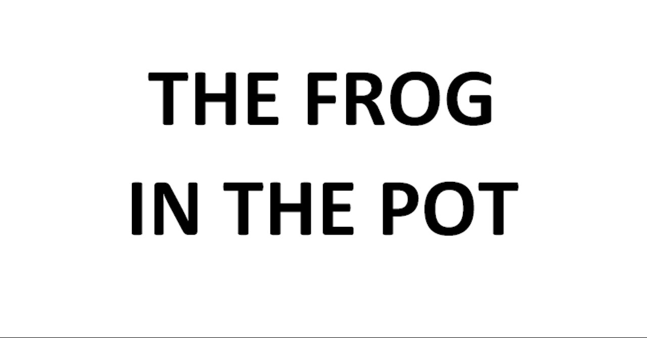 THE FROG IN THE POT