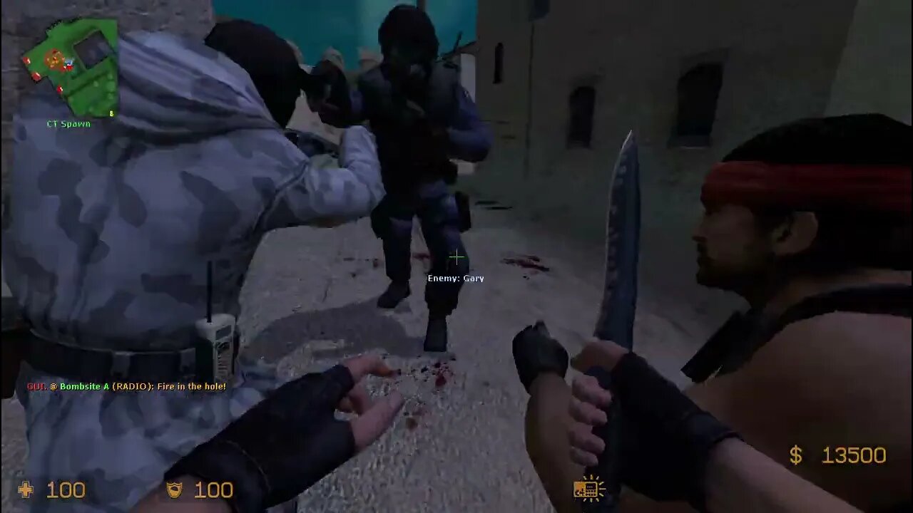 Counter Strike Source Dust 2 Night Bots #2