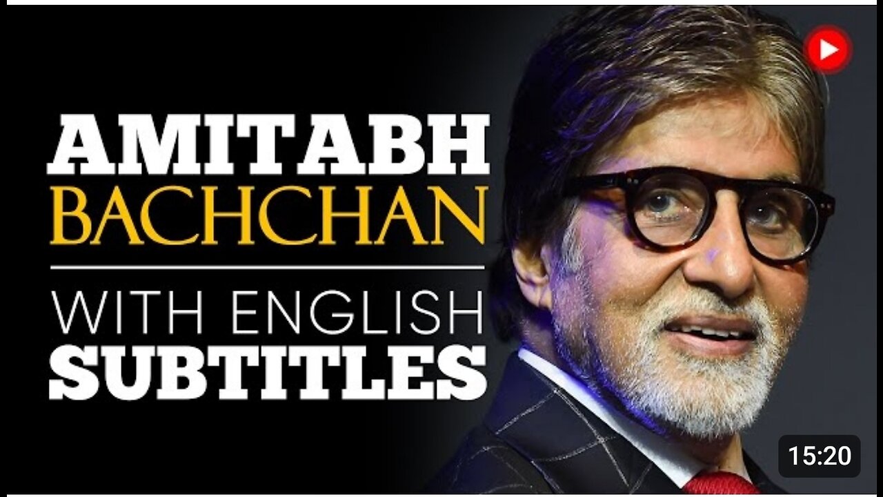 Superstar Amitabh Bachchan Speech | Motivation Speech | Inspirational Speech About Life