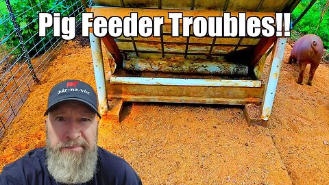 My Pig Feeder Needs Help! @UncleTimsFarm