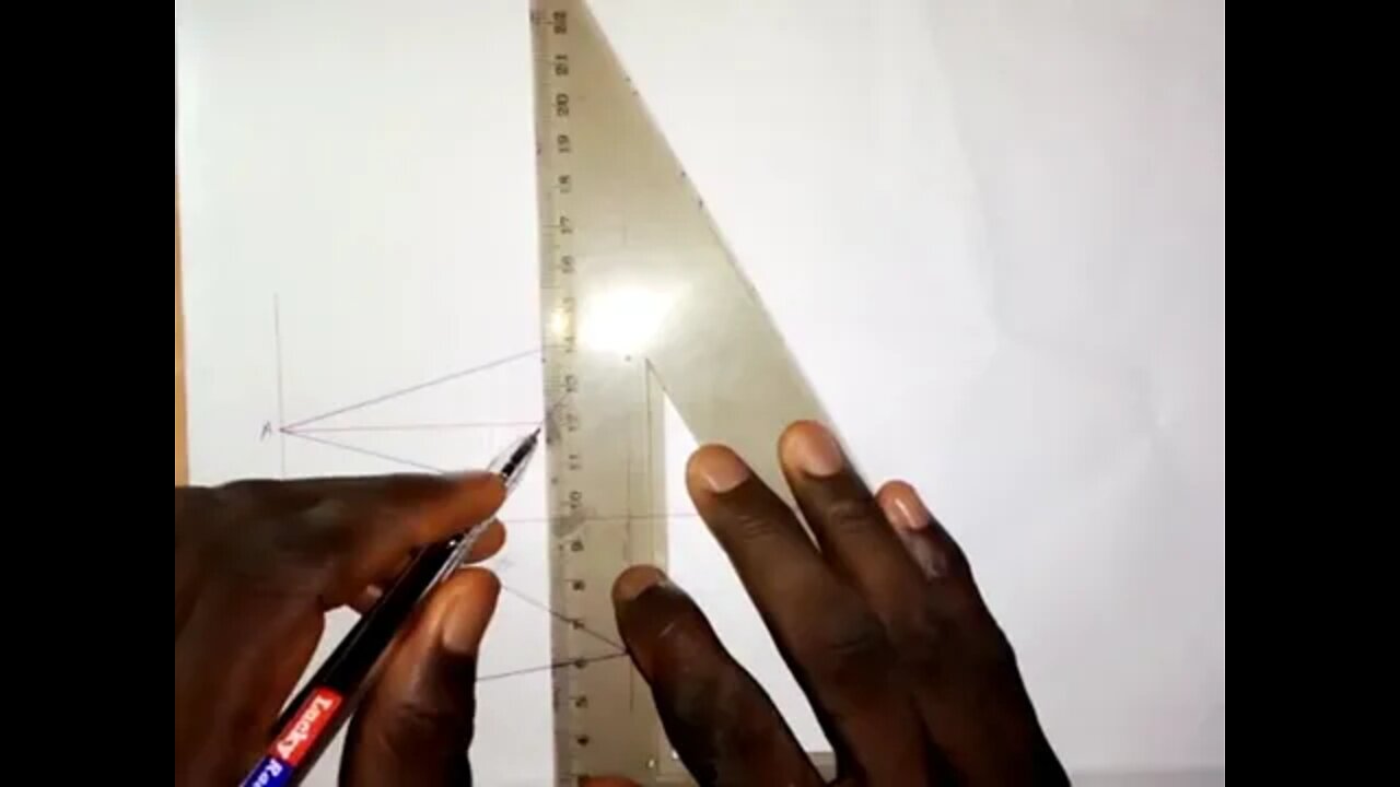 WAEC Triangular Lamina Problem 2