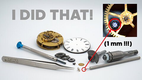 Is it Possible to Make a 1mm Diameter Pinion on a Vintage Watchmaker's Lathe?