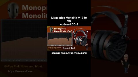 Monoprice Monolith M1060 VS AUDEZE LCD-2 #solocuffie #audeze #monoprice #soundtest