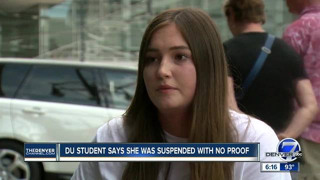 DU student suspended for the fall after allegations she used racist, homophobic slurs