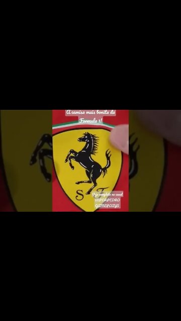 A CAMISA MAIS BONITA DA FORMULA 1! 🏁 #ferrari #f1