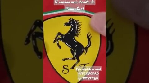 A CAMISA MAIS BONITA DA FORMULA 1! 🏁 #ferrari #f1
