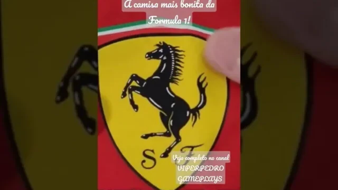 A CAMISA MAIS BONITA DA FORMULA 1! 🏁 #ferrari #f1