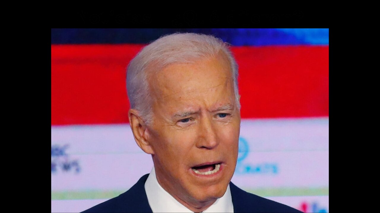 Biden dice "Me dispararon"