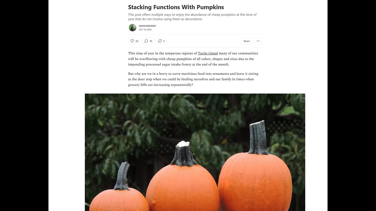 Stacking Functions With Pumpkins (MM10)