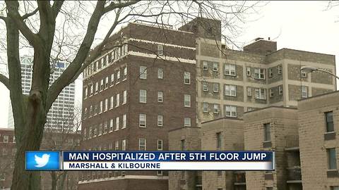 Man jumps from 5-story apartment window to avoid being arrested by Milwaukee police