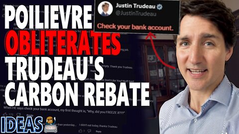Trudeau says “Check your bank account”. We're all asking, for WHAT?!