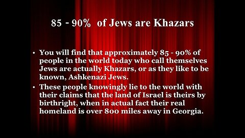 Khazarian Mafia - Talmudic Satanic Joos Saturn Death Cult - Synagogue Of Satan