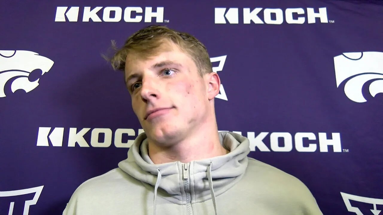 Kansas State Football | Nate Matlack Postgame Interview | K-State 41, Houston 0