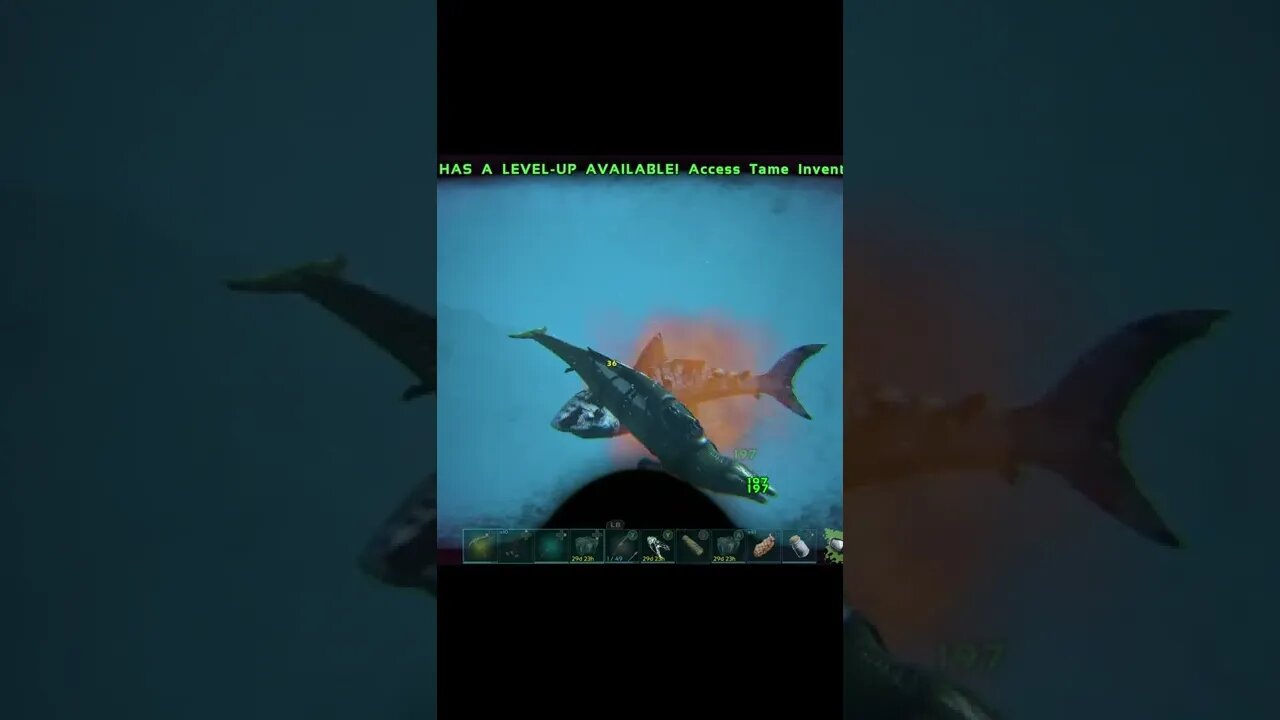 Alpha battle to the death | Ark : Survival Evolved #shorts