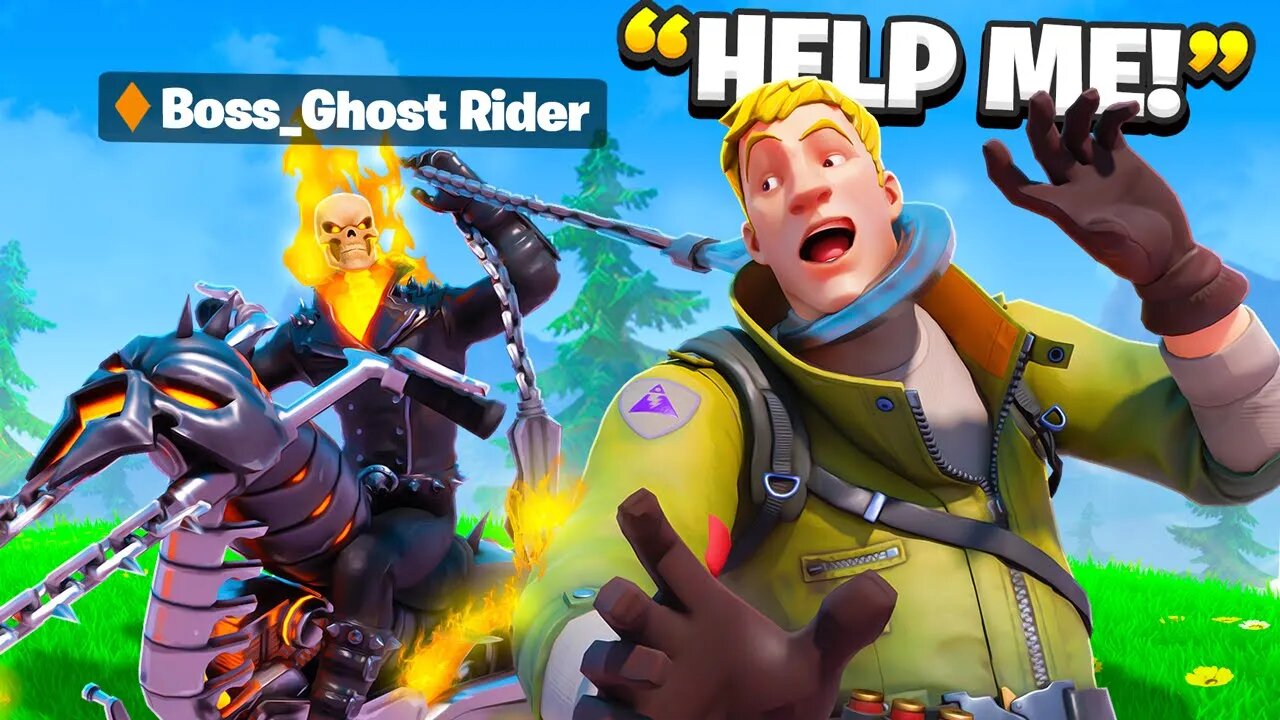 I Pretended To Be BOSS Ghost Rider.. (Fortnite)