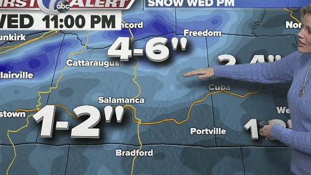 Autumns 7 First Alert Forecast for January 3rd 7 Eyewitness News at Noon