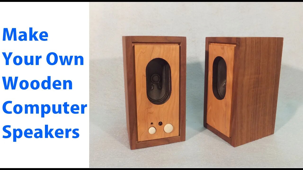 How to Make Wood Speakers for Your Computer - Mini Computer Speakers