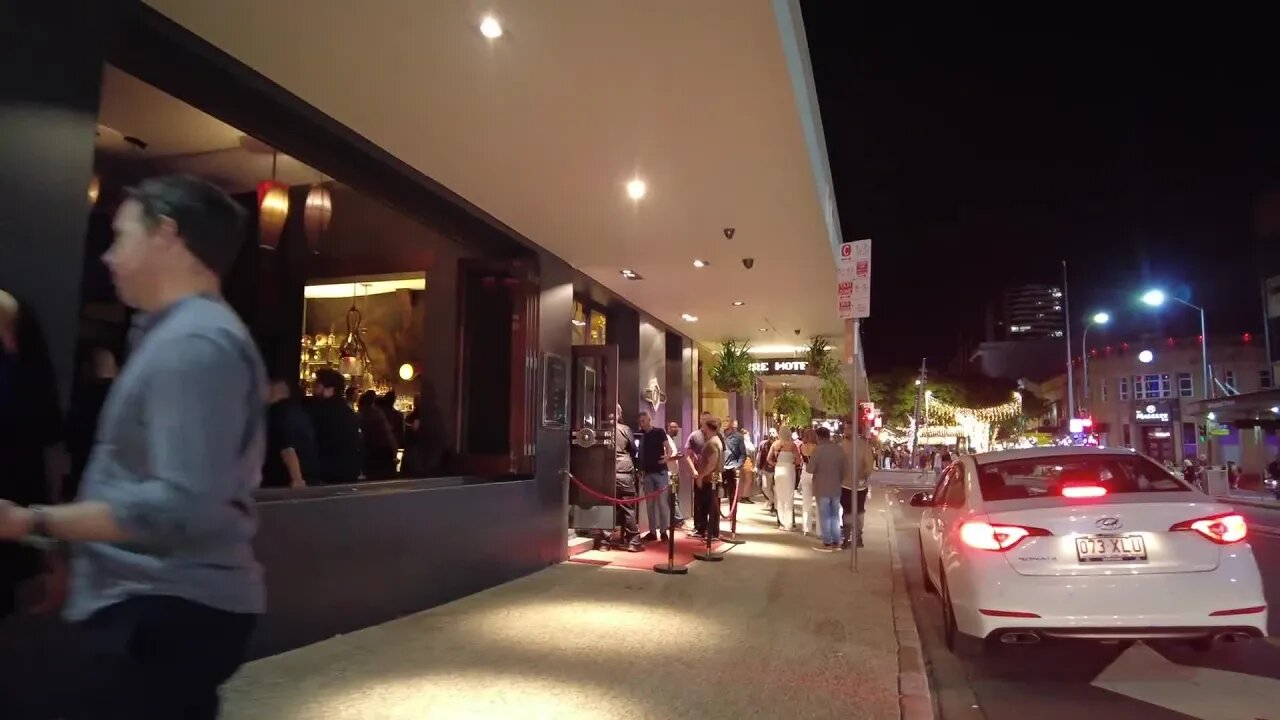 The Brisbane Nightlife in The Fortitude Valley