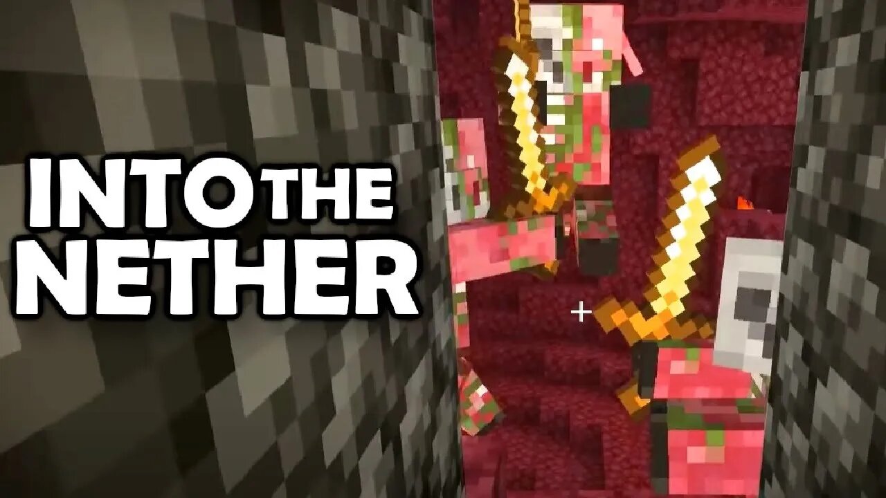 INTO THE NETHER - Minecraft 1.18 Survival Series