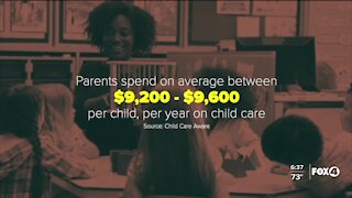 Can the American Families Plan help with the high cost of child care?