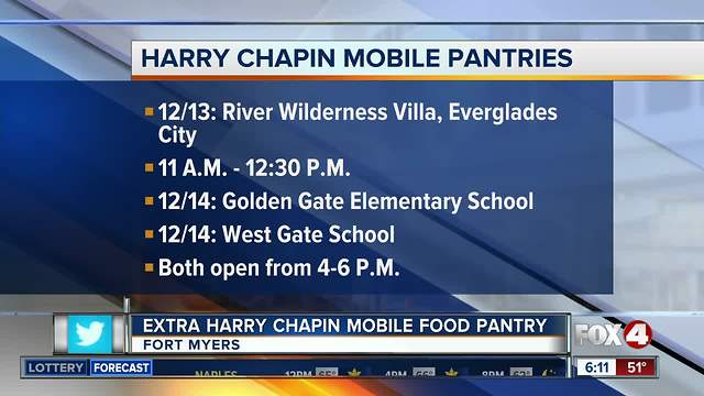 Harry Chapin Food Bank adds an extra mobile pantry