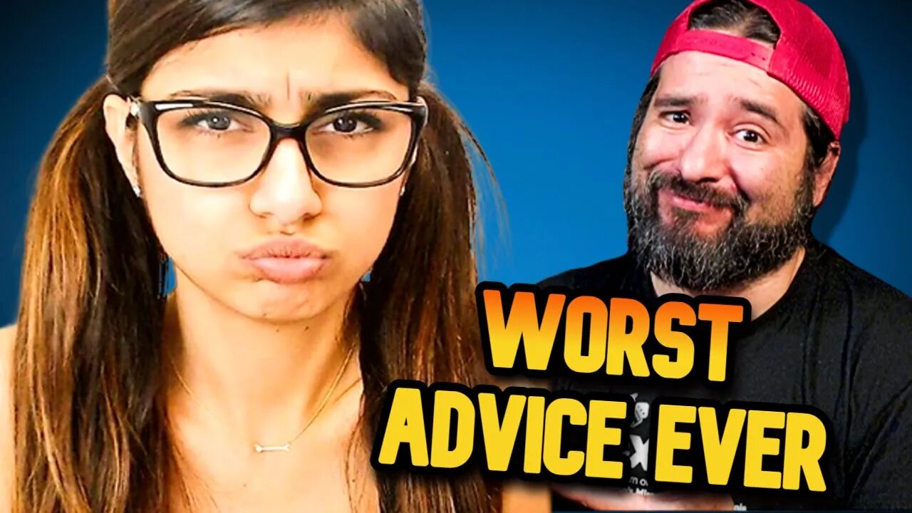 PORN STAR MIA KHALIFA OFFERS AWFUL MARRIAGE ADVICE