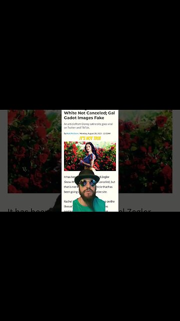 No, Disney Live Action Remake Of Snow White W/ Rachel Zegler Is Not Canceled #disney #shorts