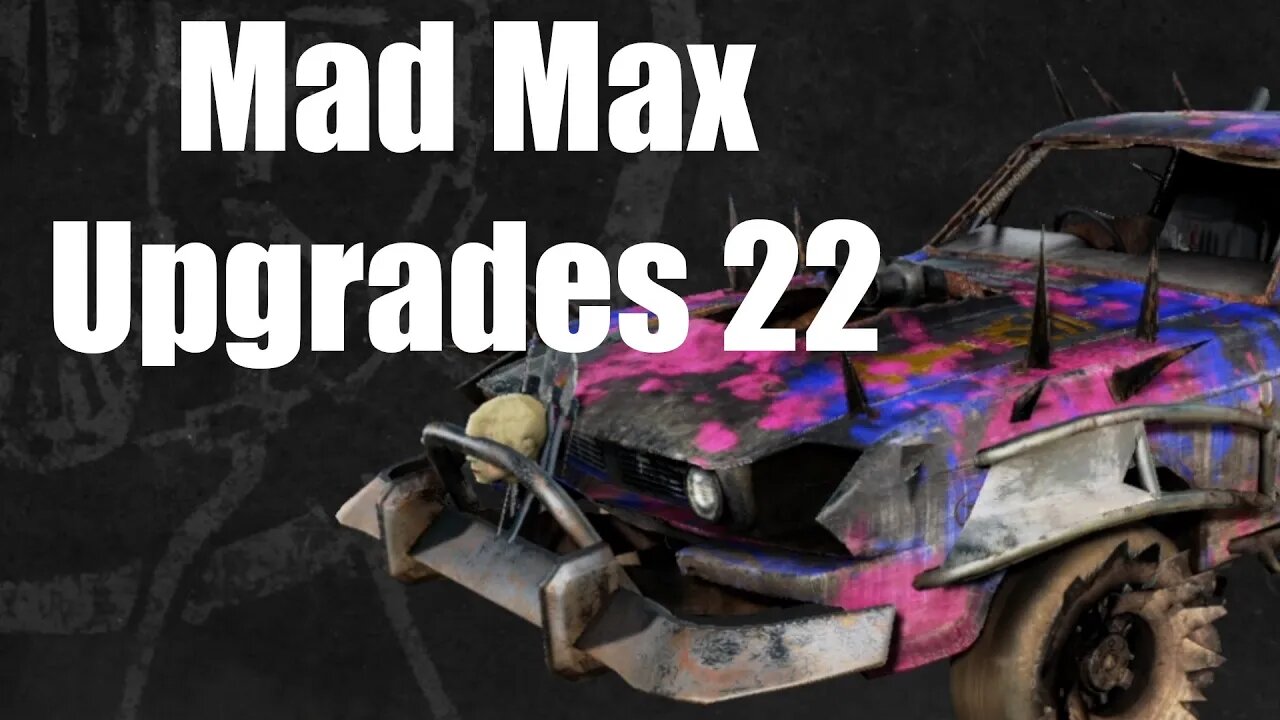 Mad Max & Garage Upgrades 22