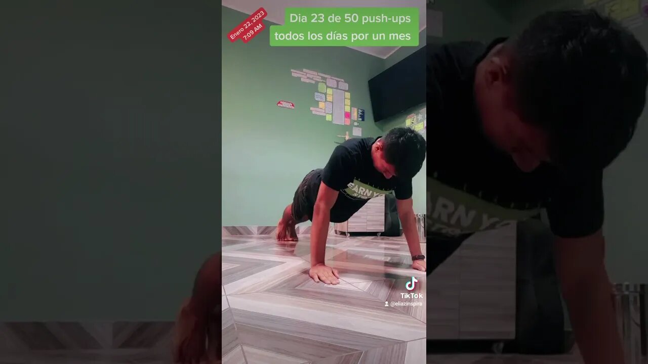 Día 23: 50 push-ups al día por 30 días