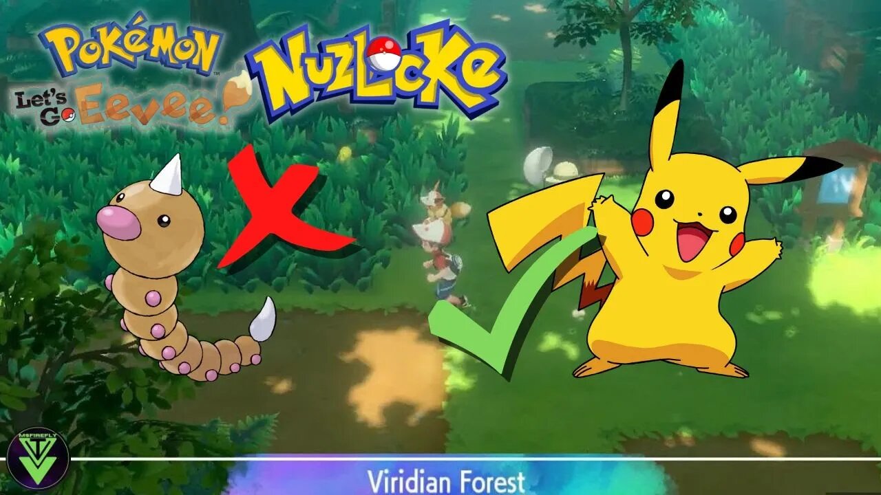 Attempting My First Pokémon Nuzlocke! Pokémon: Let's Go, Eevee! Ep. 2 - Viridian Forest Mishaps